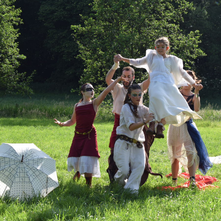 danse dans la prairie