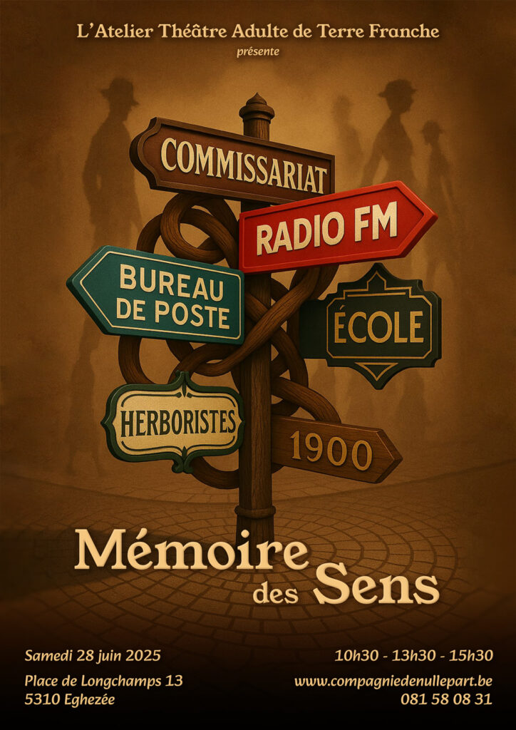 affiche du spectacle "Mémoire des Sens"