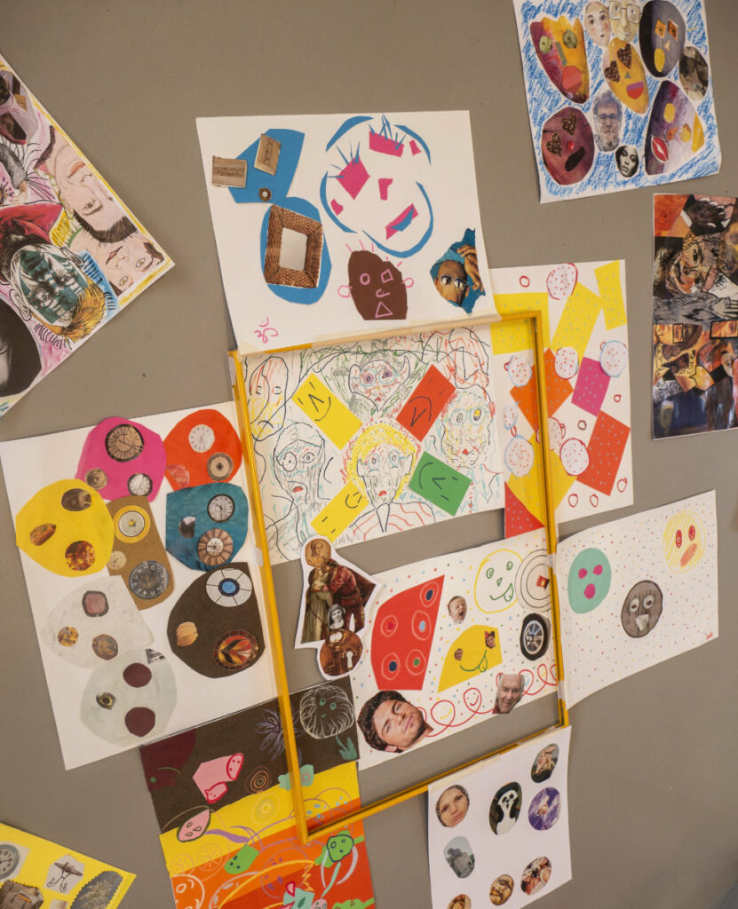 collages hors cadres