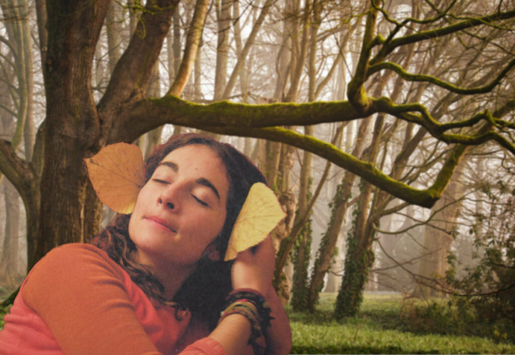 Emma écoute la forêt