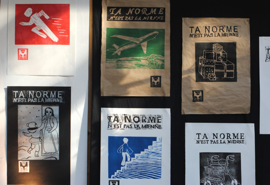 affiches sur le thème "ta norme n'est pas la mienne
