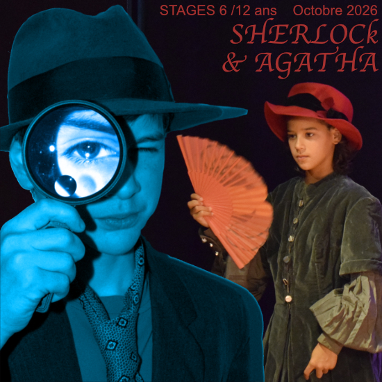Sherlock et Agatha en costumes d'époque